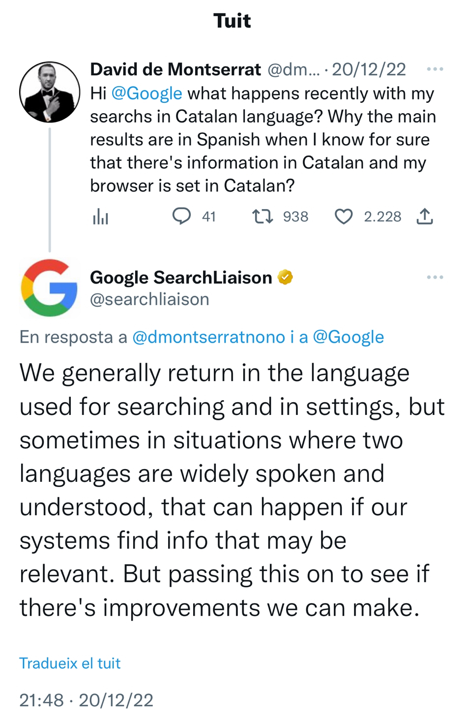tuit google search liason catala